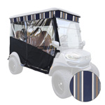 RedDot Black/ Emblem Navy Single Track Enclosure for MadJax&reg; Ascent with 4-Forward Facing Seats