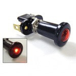12-Volt 10-Amp Push-Pull Switch W/ Red Light (Universal Fit)