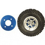 8" Blue Wheel Hub Cover