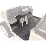 E-Z-GO TXT Black Diamond Plate Floor Mat Cover (Fits 2001.5-2009.5)