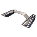 Dual Exhaust Tips (Fits Select Club Car / E-Z-GO Models)