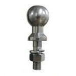 2 Inch Trailer hitch Ball with .75 Inch Shank