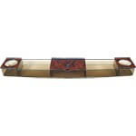 Club Car Precedent Burlwood Dash Organizer / Beverage Tray (Fits 2004-Up)