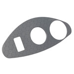 2008-Up EZGO RXV - Titanium Trim Plate Gauge