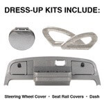 E-Z-GO TXT Titanium Dress-up Kit (Fits 2000-Up)