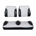 2000-Up Club Car DS - Suite Seats Black and Silver Seat