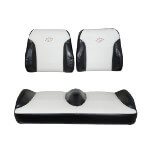 2000-Up Club Car DS - Suite Seats Black and White Replacement Seat