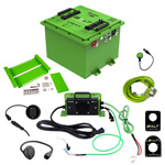 48V 105AH Square Standard Accessory Bolt Energy Battery Kit with Universal Bracket