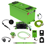 48V 105AH Thin Professional Accessory Bolt Energy Battery Kit without Bracket