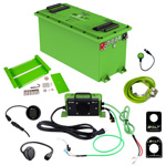 48V 105AH Thin Standard Accessory Bolt Energy Battery Kit with Universal Bracket