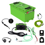 Gem Cars eL XD, eX UTV, Ambulance 72V 105AH Bolt Energy Lithium Battery Kit