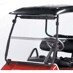 2000-Up Club Car DS - Red Dot Tinted Folding Windshield