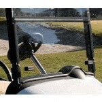 2008-2023 EZGO RXV - RedDot Tinted Folding Windshield with Rubber Trim
