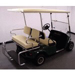 2004-Up Club Car Precedent - Red Dot 80 Inch Beige Hard Top