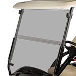 2000-Up Club Car DS - Red Dot Tinted Impact-Resistant Folding Windshield