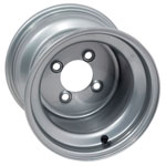 Steel Silver Centered Wheel - 8x7 Inch