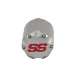 Red / Silver SS Snap-In Center Cap (Universal Fit)
