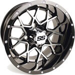 14x7 Vortex Wheel (Machined Silver/ Black Finish)