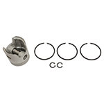 Columbia / HD 2-Cycle Gas .040 Piston & Ring Assembly (Fits 1963-1995)