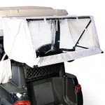 2008-Up EZGO RXV - Red Dot Vinyl White Club Protector