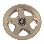 8" Gold 5-Spoke Wheel Cover