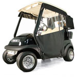 2008-Up EZGO RXV - Red Dot Chameleon Black 2-Passenger Track Style Soft Enclosure