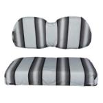 Club Car Precedent Gray / Black / White Seat Cover (Fits 2004-Up)
