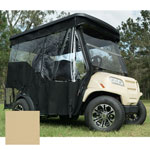 Club Car Precedent-Onward-Tempo - Red Dot Chameleon Linen 4-Passenger Track Style Soft Enclosure