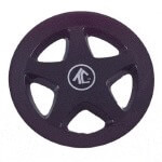 8" Black 5-Spoke Wheel Cover