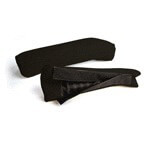 Black Front Arm-Rest Cushion Set (Universal Fit)