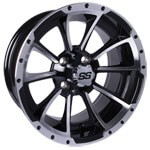 14x7 Clutch Wheel (Machined Silver/ Black Finish)