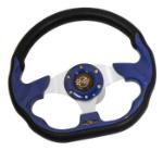 GTW 12.5 Inch Blue Racer Style Steering Wheel