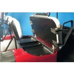 Club Car DS Black 3-Compartment Underseat Tray (Fits 1982-up)