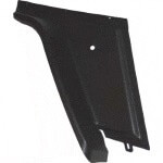 Driver - E-Z-GO ST350 Black Front Fender Flair (Fits 1996-Up)