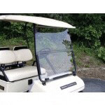 1995-02 Yamaha G14-G16-G19 - Red Dot Clear Folding Windshield