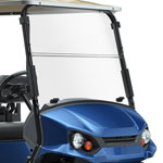 2021.5-Up EZGO Express S2-S4-S6-L6 - Red Dot Clear Fold-Down Windshield