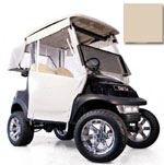 2004-Up Club Car Precedent - RedDot Ultra Seal Beige 3-Sided Track-Style Soft Enclosure