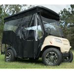 RedDot Black 3-Sided Track-Style Enclosure for Star Sirius 2+2 with Prem Rear Seat 4-Passenger