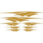 Gold Metallic Sailmaker Decal Kit (Universal Fit)