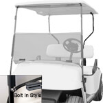 2014-Up EZGO Freedom TXT-T48 - RedDot Clear Bolt-On Folding Windshield