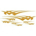 Gold Hawk Graphic (Universal Fit)