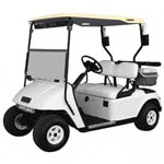 1994-13 EZGO Medalist-TXT - Tan OEM Hard Top