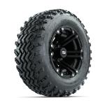 GTW Specter Matte Black 12 in Wheels with 23x10.00-12 Rogue All Terrain Tires – Set of 4