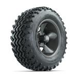 GTW Godfather Matte Grey 12 in Wheels with 23x10.00-12 Rogue All Terrain Tires – Set of 4