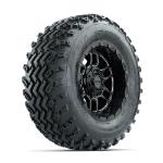 GTW Titan Machined/ Black 12 in Wheels with 23x10.00-12 Rogue All Terrain Tires – Set of 4