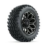 GTW Bravo Bronze/ Black 14 in Wheels with 23x10.00-14 Rogue All Terrain Tires – Set of 4
