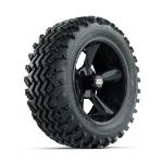 GTW Godfather Black 14 in Wheels with 23x10.00-14 Rogue All Terrain Tires – Set of 4