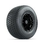 GTW Spyder Matte Black 10 in Wheels with 20x10-10 Terra Pro S-Tread Traction Tires – Set of 4