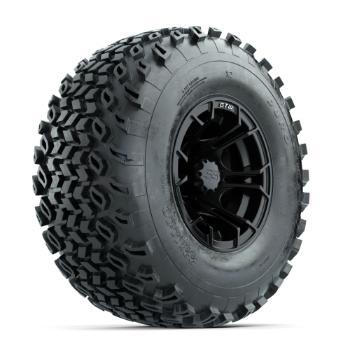 BuggiesUnlimited.com; GTW Spyder Matte Black 10 in Wheels with 22x11-10 Duro Desert All Terrain Tires – Set of 4
