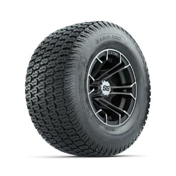 BuggiesUnlimited.com; GTW Spyder Machined/ Matte Grey 10 in Wheels with 20x10-10 Terra Pro S-Tread Traction Tires – 4 Set
